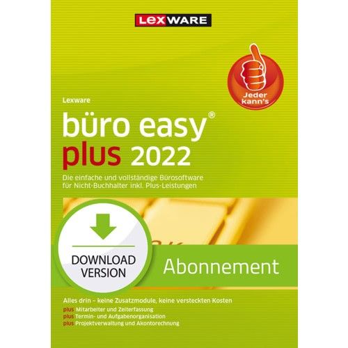 Lexware Büro Easy Plus 2022 Funktionen & Varianten 2024 - Anyworks.com